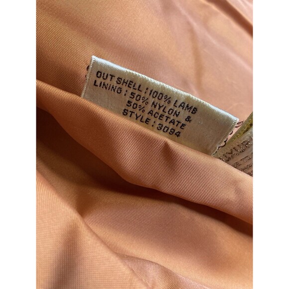 VTG Sheplers Western Jacket Blazer Women’s Brown Lambs Leather 18 Retro 1970’s - Picture 13 of 15